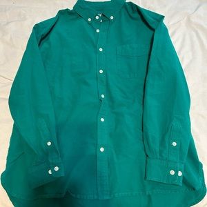 urban outfitters green button down